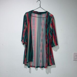 Multicolor Sheer Women's top